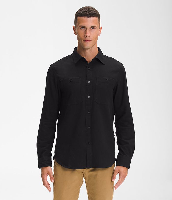 The North Face Arroyo Lightweight Flannel Mens Shirt Black 208376-CIS